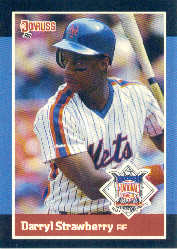 1988 Donruss All-Stars Baseball Cards  034      Darryl Strawberry